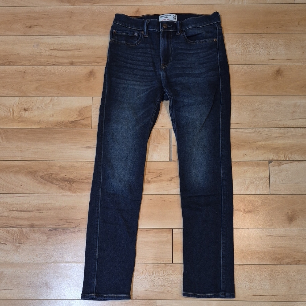Abercrombie kids Girls Size 15/16 Slim Dark Blue Skinny Jeans